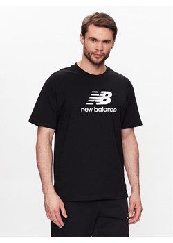 New Balance T-Shirt MT31541 Czarny Relaxed Fit ze sklepu MODIVO w kategorii T-shirty męskie - zdjęcie 182612737