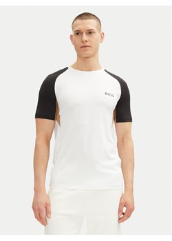 BOSS T-Shirt 50539114 Biały Slim Fit ze sklepu MODIVO w kategorii T-shirty męskie - zdjęcie 182612775