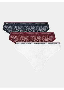 Tommy Hilfiger Komplet 3 par stringów UW0UW04896 Kolorowy ze sklepu MODIVO w kategorii Majtki damskie - zdjęcie 182612798