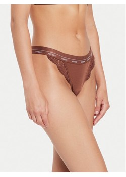 Guess Stringi Jane O4YE00 PZ01C Brązowy ze sklepu MODIVO w kategorii Majtki damskie - zdjęcie 182612938