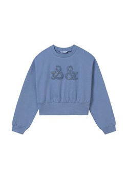 Mayoral Bluza 6401 Niebieski Relaxed Fit ze sklepu MODIVO w kategorii Bluzy dziewczęce - zdjęcie 182613017