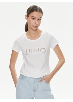 Liu Jo T-Shirt Ecs T-Shirt Basica M VA4216 JS923 Biały Regular Fit ze sklepu MODIVO w kategorii Bluzki damskie - zdjęcie 182613075