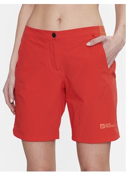 Jack Wolfskin Szorty sportowe Hilltop 1505462 Pomarańczowy Regular Fit ze sklepu MODIVO w kategorii Szorty - zdjęcie 182613089