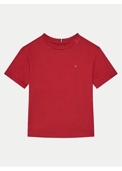 Tommy Hilfiger T-Shirt KB0KB09601 S Czerwony Regular Fit ze sklepu MODIVO w kategorii T-shirty chłopięce - zdjęcie 182613127