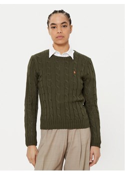 Polo Ralph Lauren Sweter 211891640030 Zielony Regular Fit ze sklepu MODIVO w kategorii Swetry damskie - zdjęcie 182613135