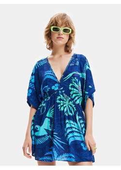 Desigual Sukienka letnia 23SWMW18 Granatowy Regular Fit ze sklepu MODIVO w kategorii Sukienki - zdjęcie 182613137