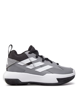 adidas Buty do koszykówki Cross Em Up Select Mid Trainers Kids IF0828 Szary ze sklepu MODIVO w kategorii Buty sportowe dziecięce - zdjęcie 182613138