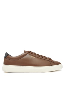 BOSS Sneakersy Kieran 50536480 Brązowy ze sklepu MODIVO w kategorii Buty sportowe męskie - zdjęcie 182613169
