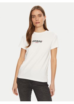 Guess Jeans T-Shirt W5RI54 J1314 Biały Regular Fit ze sklepu MODIVO w kategorii Bluzki damskie - zdjęcie 182613209