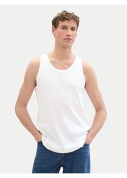 Tom Tailor Denim Tank top 1042035 Biały Regular Fit ze sklepu MODIVO w kategorii T-shirty męskie - zdjęcie 182613278