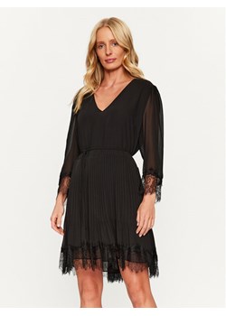 TWINSET Sukienka koktajlowa 232TP2161 Czarny Regular Fit ze sklepu MODIVO w kategorii Sukienki - zdjęcie 182613365