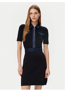 Morgan Sukienka dzianinowa 251-RMJEAN Czarny Slim Fit ze sklepu MODIVO w kategorii Sukienki - zdjęcie 182613488