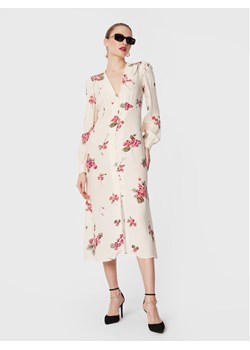 TWINSET Sukienka koszulowa 231TP2701 Beżowy Regular Fit ze sklepu MODIVO w kategorii Sukienki - zdjęcie 182613508