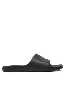 Tommy Jeans Klapki Tjw Printed Pu Pool Slide EN0EN02693 Czarny ze sklepu MODIVO w kategorii Klapki damskie - zdjęcie 182613566