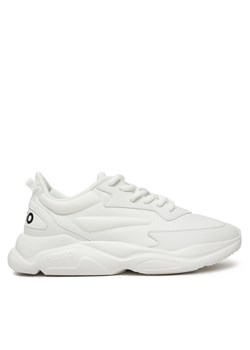HUGO Sneakersy Leon 50536660 Biały ze sklepu MODIVO w kategorii Buty sportowe damskie - zdjęcie 182613648