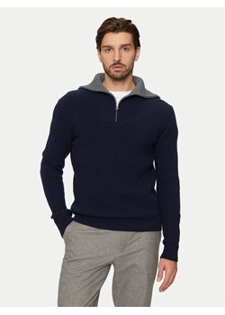 United Colors Of Benetton Sweter 18AYU201L Granatowy Regular Fit ze sklepu MODIVO w kategorii Swetry męskie - zdjęcie 182613669
