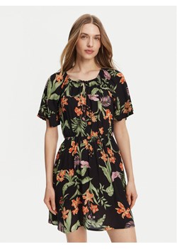 Roxy Sukienka letnia ERJWD03869 Czarny Regular Fit ze sklepu MODIVO w kategorii Sukienki - zdjęcie 182613686
