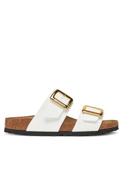 Birkenstock Klapki Sydney Cushion Buckle 1029438 Biały ze sklepu MODIVO w kategorii Klapki damskie - zdjęcie 182613755