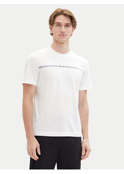 Tom Tailor T-Shirt 1037803 Biały Regular Fit ze sklepu MODIVO w kategorii T-shirty męskie - zdjęcie 182613787