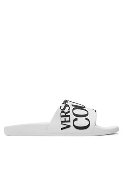 Versace Jeans Couture Klapki 77YA3SQ1 71352 Biały ze sklepu MODIVO w kategorii Klapki męskie - zdjęcie 182613826