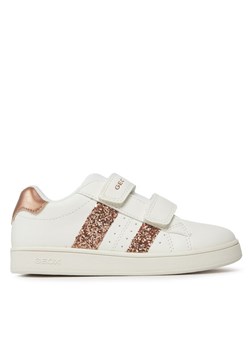 Geox Sneakersy J Eclyper Girl J45LRA 000BC C1ZH8 S Biały ze sklepu MODIVO w kategorii Trampki dziecięce - zdjęcie 182613859