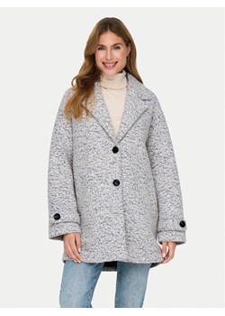ONLY Płaszcz wełniany Sophia 15321880 Szary Relaxed Fit ze sklepu MODIVO w kategorii Płaszcze damskie - zdjęcie 182613868