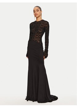 Elisabetta Franchi Sukienka wieczorowa Red Carpet AB65947E2 Czarny Regular Fit ze sklepu MODIVO w kategorii Sukienki - zdjęcie 182613945