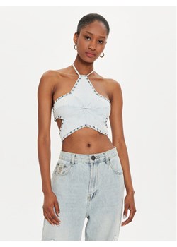 One Teaspoon Top 26439 Niebieski Slim Fit ze sklepu MODIVO w kategorii Bluzki damskie - zdjęcie 182613948