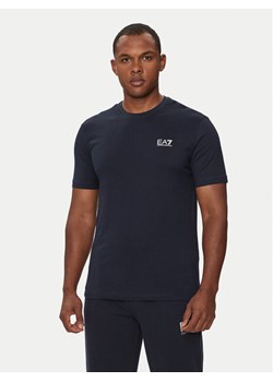 EA7 Emporio Armani T-Shirt 8NPT25 PJVPZ 0562 Granatowy Regular Fit ze sklepu MODIVO w kategorii T-shirty męskie - zdjęcie 182614019