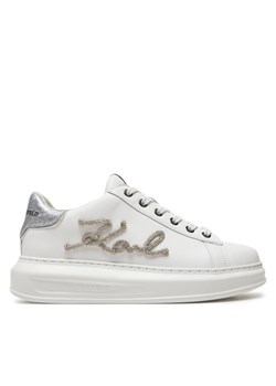 KARL LAGERFELD Sneakersy Kapri KL62511G Biały ze sklepu MODIVO w kategorii Buty sportowe damskie - zdjęcie 182614096