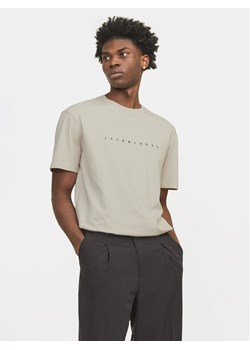 Jack&Jones T-Shirt Star 12234746 Beżowy Relaxed Fit ze sklepu MODIVO w kategorii T-shirty męskie - zdjęcie 182614146