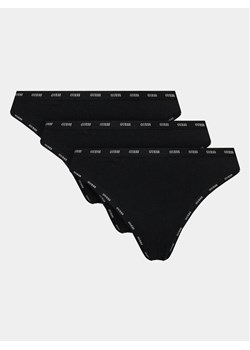 Guess Komplet 3 par stringów O4GG13 K6YW1 Czarny ze sklepu MODIVO w kategorii Majtki damskie - zdjęcie 182614177