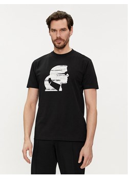 KARL LAGERFELD T-Shirt 755423 542241 Czarny Regular Fit ze sklepu MODIVO w kategorii T-shirty męskie - zdjęcie 182614266