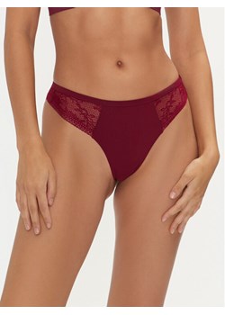Tommy Hilfiger Stringi UW0UW05521 Czerwony ze sklepu MODIVO w kategorii Majtki damskie - zdjęcie 182614289
