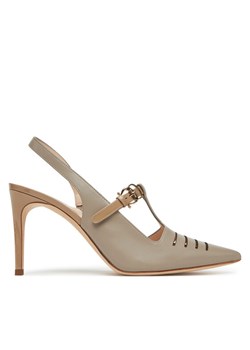 Pollini Sandały PA10138C0MPA210A Beżowy ze sklepu MODIVO w kategorii Sandały damskie - zdjęcie 182614306