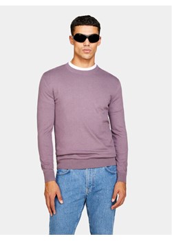 Sisley Sweter 10F2S1C78 Fioletowy Slim Fit ze sklepu MODIVO w kategorii Swetry męskie - zdjęcie 182614338