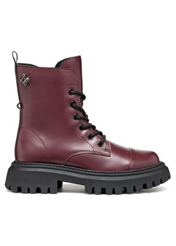 Geox Kozaki J Maquinnens Girl J46M6B 000CN C7357 S Bordowy ze sklepu MODIVO w kategorii Buty zimowe dziecięce - zdjęcie 182614345