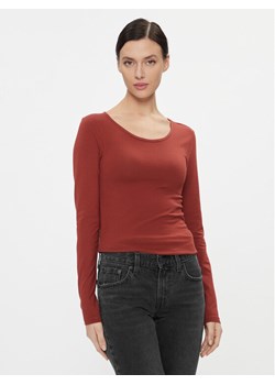ONLY Bluzka 15204712 Czerwony Stretch Fit ze sklepu MODIVO w kategorii Bluzki damskie - zdjęcie 182614356