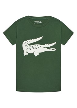 Lacoste T-Shirt TJ2910 Zielony Regular Fit ze sklepu MODIVO w kategorii T-shirty chłopięce - zdjęcie 182614358