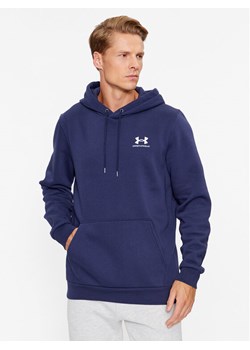 Under Armour Bluza Ua Essential Fleece Hoodie 1373880 Granatowy Loose Fit ze sklepu MODIVO w kategorii Bluzy męskie - zdjęcie 182614469