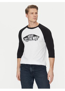 Vans Longsleeve Raglan Athletic VN000XXMYB21 Biały Slim Fit ze sklepu MODIVO w kategorii T-shirty męskie - zdjęcie 182614507