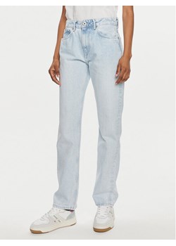 Pepe Jeans Jeansy PL204592 Niebieski Straight Fit ze sklepu MODIVO w kategorii Jeansy damskie - zdjęcie 182614538