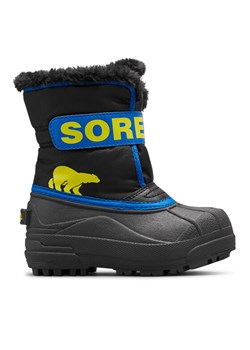 Sorel Śniegowce Childrens Snow Commander™ BootNC5190-001 Czarny ze sklepu MODIVO w kategorii Buty zimowe dziecięce - zdjęcie 182614596