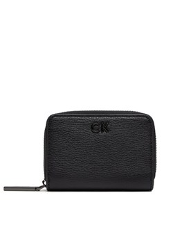 Calvin Klein Mały Portfel Damski Ck Daily Small Zip Around K60K612177 Czarny ze sklepu MODIVO w kategorii Portfele damskie - zdjęcie 182614615