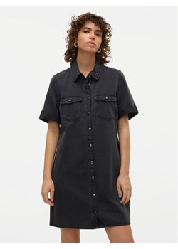 Vero Moda Sukienka jeansowa Jennie 10309665 Czarny Regular Fit ze sklepu MODIVO w kategorii Sukienki - zdjęcie 182614645