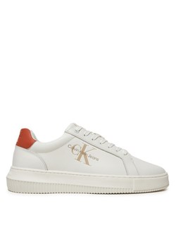 Calvin Klein Jeans Sneakersy YM0YM00681 Biały ze sklepu MODIVO w kategorii Buty sportowe męskie - zdjęcie 182614815