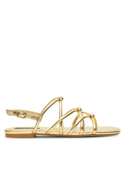 Nine West Sandały 123AL1737 Złoty ze sklepu MODIVO w kategorii Sandały damskie - zdjęcie 182614856