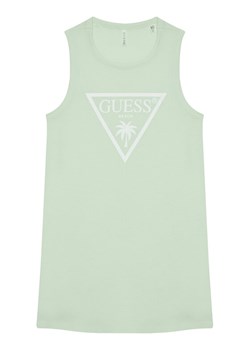 Guess Sukienka codzienna J4GK35 JA914 Zielony Regular Fit ze sklepu MODIVO w kategorii Sukienki dziewczęce - zdjęcie 182614897