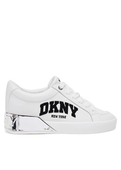 DKNY Sneakersy K1558006 Biały ze sklepu MODIVO w kategorii Buty sportowe damskie - zdjęcie 182615186