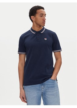 Fila Polo Lubeek FAM0898 Granatowy Regular Fit ze sklepu MODIVO w kategorii T-shirty męskie - zdjęcie 182615209